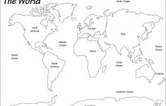 Outline World Map | Map | World Map Continents, Blank World Map - Basic World Map Printable