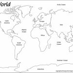 Outline World Map | Map | World Map Continents, Blank World Map   Printable World Map With Continents And Oceans Labeled