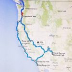 Pacific Coast Highway Road Trip Usa Within Usa West Road Trip Maps   Detailed Map Of California West Coast