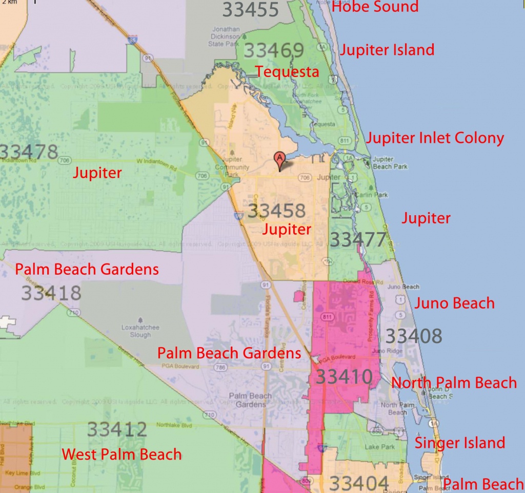 Palm Beach Gardens, Jupiter Florida Real Estatezip Code - Florida Real Estate Map
