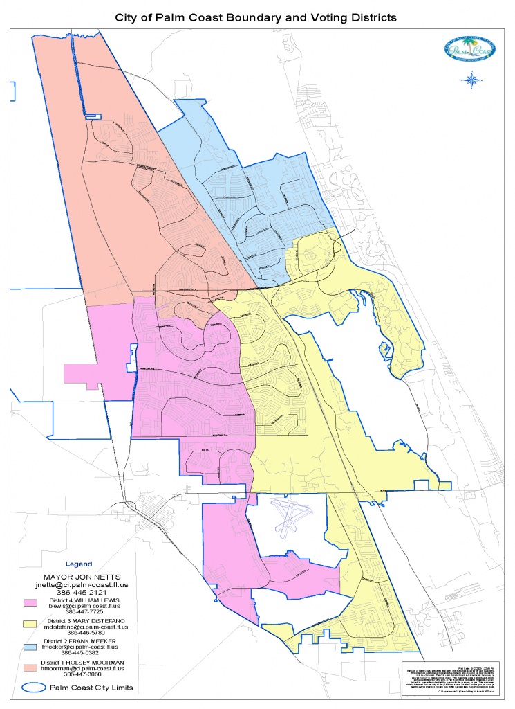 Palm Coast Redistricting Plan Disqualifies Dennis Cross From City - Where Is Palm Coast Florida On The Map