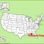 Panama City Location On The U.s. Map   Panama Florida Map