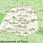 Paris Arrondissements Map   Printable Map Of Paris Arrondissements