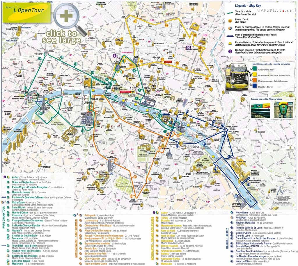Paris Maps - Top Tourist Attractions - Free, Printable - Mapaplan ...