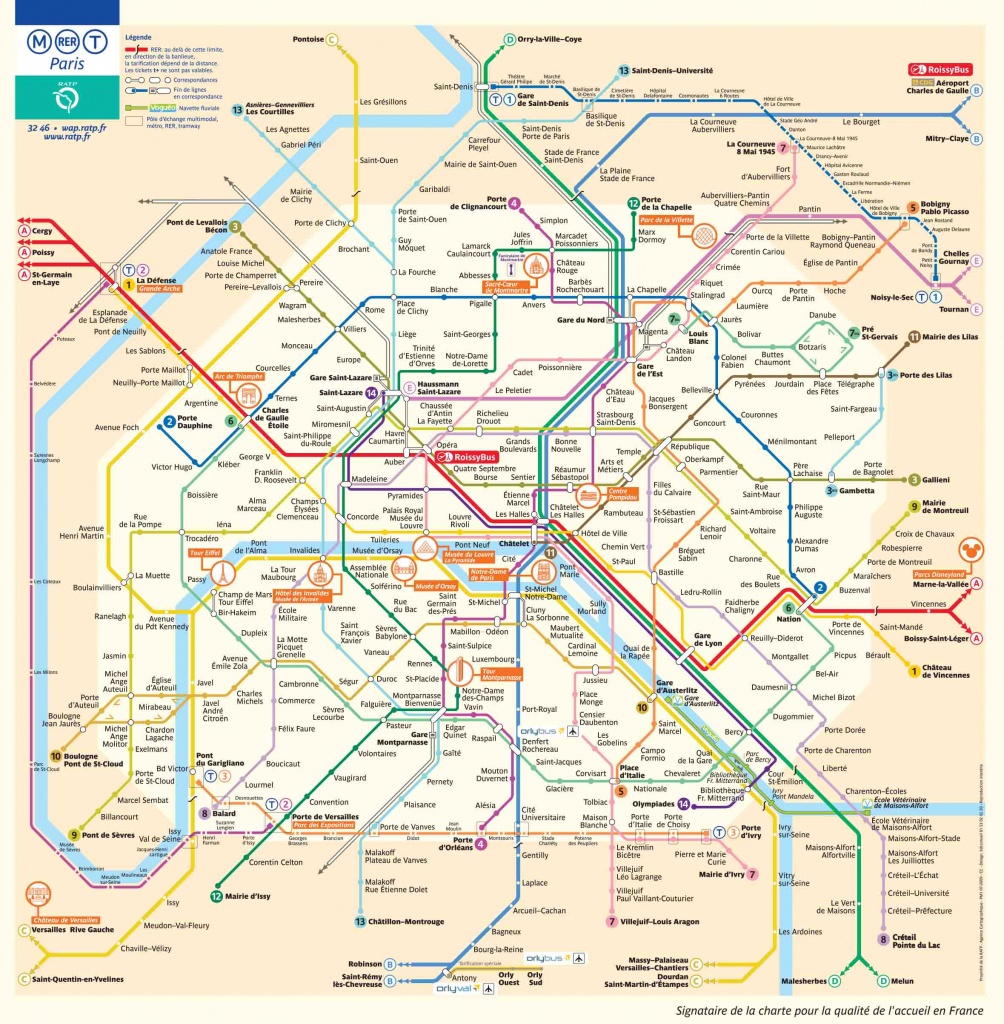Printable Paris Metro Map Printable Maps