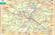 Paris Metro Maps Plus 16 Metro Lines With Stations - Update 2019 - Map Of Paris Metro Printable