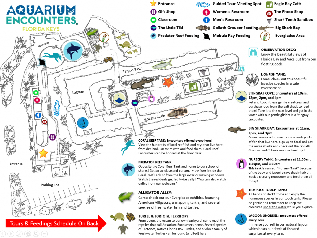 Park-Map-112016 - Florida Keys Aquarium Encounters - Florida Aquarium Map