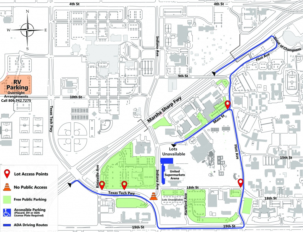 Parking Areas For Commencement | Commencement | Office Of The - Texas State Fair Parking Map