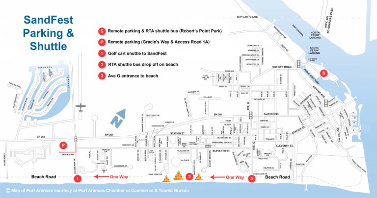 Parking & Shuttles in Port Aransas