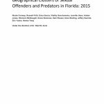 Pdf) Geographic Clusters Of Sexual Predators And Offenders In Florida   Map Of Sexual Predators In Florida
