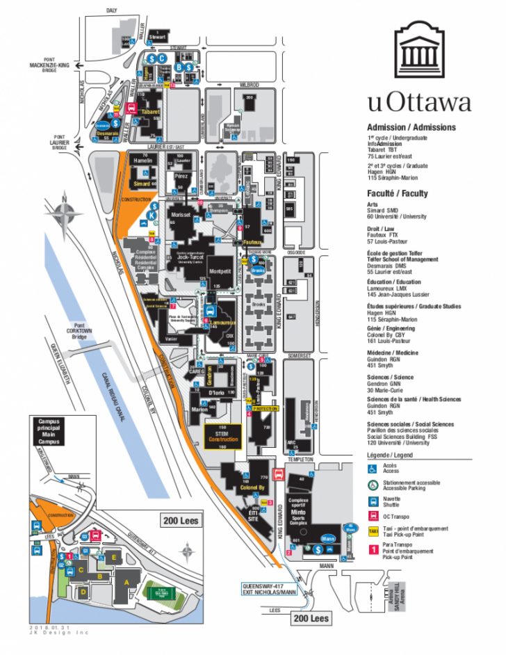 Printable Map Of Ottawa