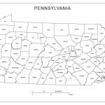 Pennsylvania Labeled Map   Pa County Map Printable