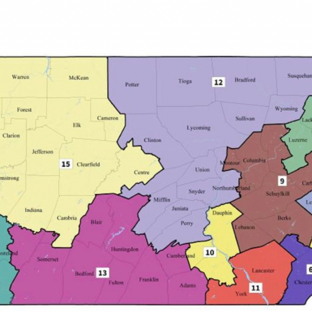 Pennsylvania&amp;#039;s New Congressional District Map Will Be A Huge Help - Texas State Senate Map