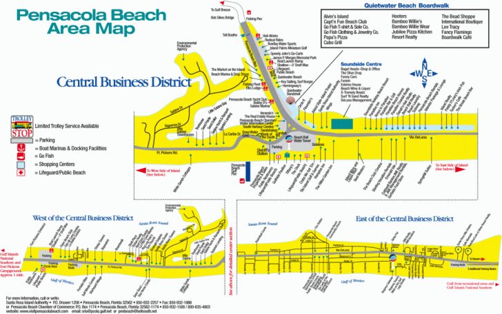 Map Of Hotels In Pensacola Florida