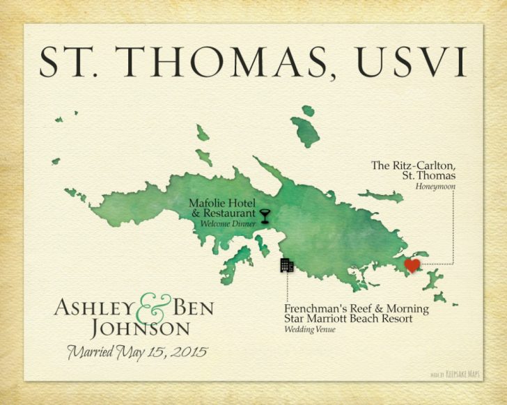 Printable Map Of St John Usvi