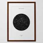 Personalized Star Map Print Or Poster Of The Night Sky   Posterhaste   Custom Printable Maps