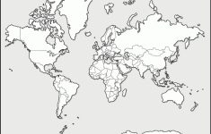 Perspective World Map Coloring Page Interesting Free Printable For - Coloring World Map Printable