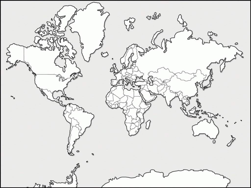 Perspective World Map Coloring Page Interesting Free Printable For - Coloring World Map Printable