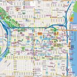Philadelphia Downtown Map   Printable Map Of Downtown Chicago