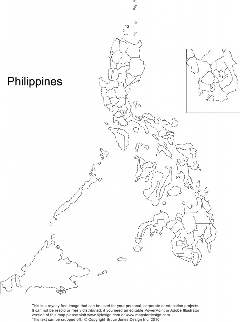 Philippines Printable, Blank Maps, Outline Maps • Royalty Free - Printable Map Of The Philippines