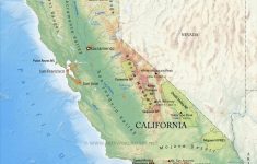 Physical Map Of California - California Geography Map