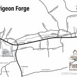 Pigeon Forge Map   Map Of Pigeon Forge   Printable Map Of Pigeon Forge Tn