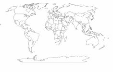 Pindalia On Kids_Nature | Blank World Map, World Map Stencil - Printable Blank World Map With Countries