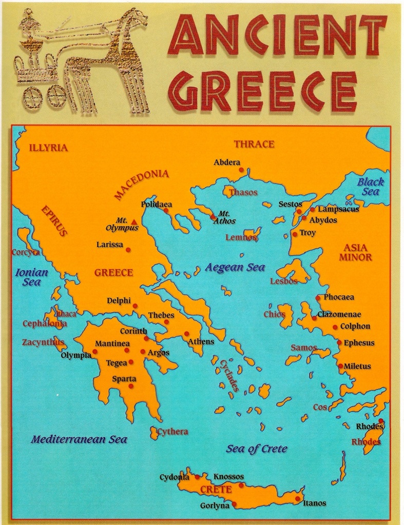 Pind&amp;#039;anna Entrekin On Greek | Ancient Greece, Ancient Greece For - Ancient Greece Map For Kids Printables