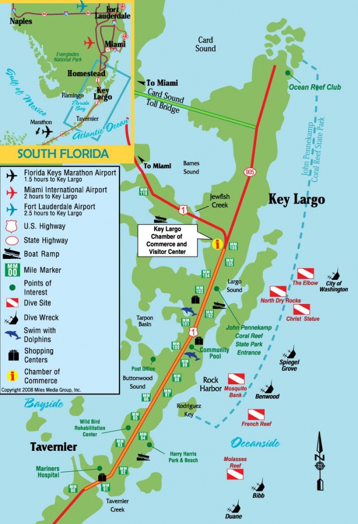 Pinjohn Kovach On The Sea &amp;amp; From The Sea | Key Largo Florida - Florida Keys Dive Map