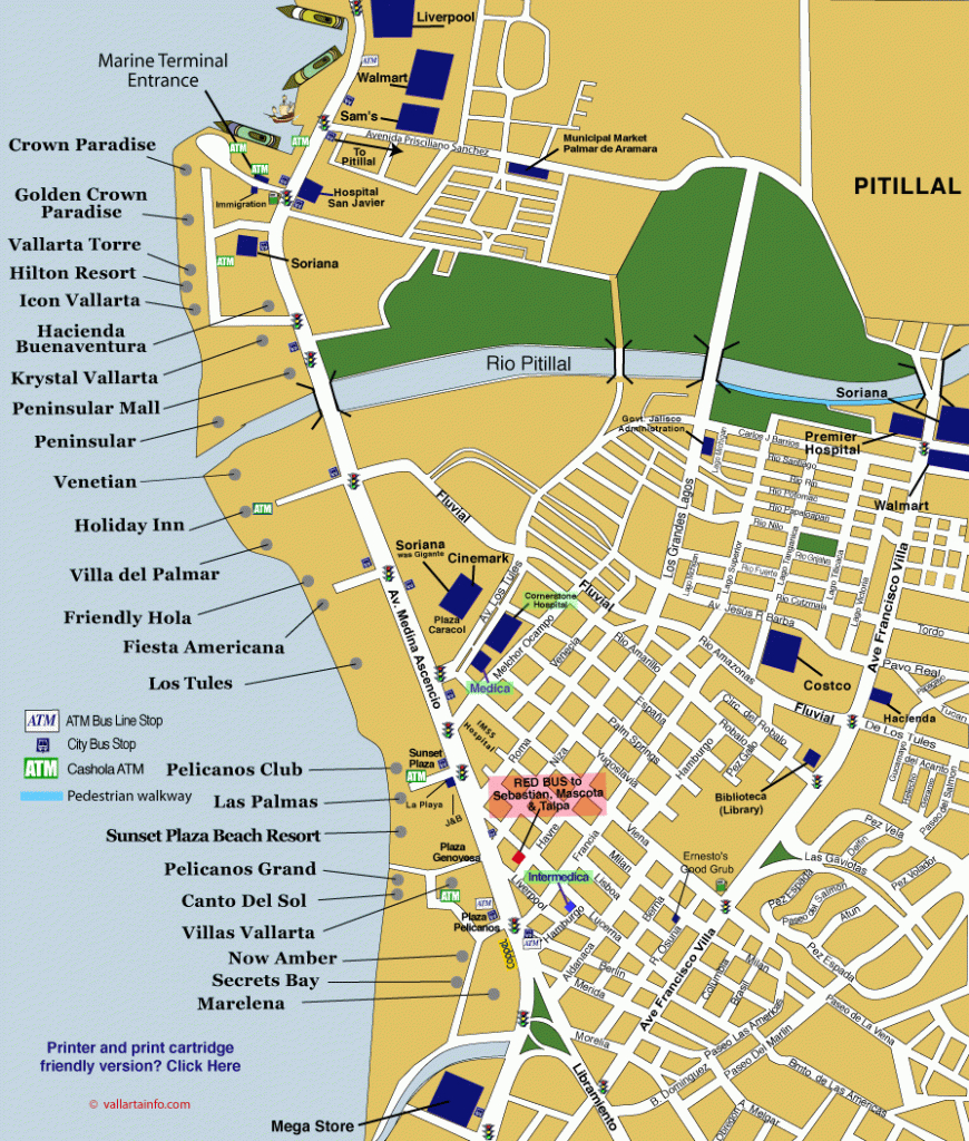 Pinpuerto Vallarta On Maps Of Puerto Vallarta In 2019 Puerto Puerto Vallarta Maps Printable 