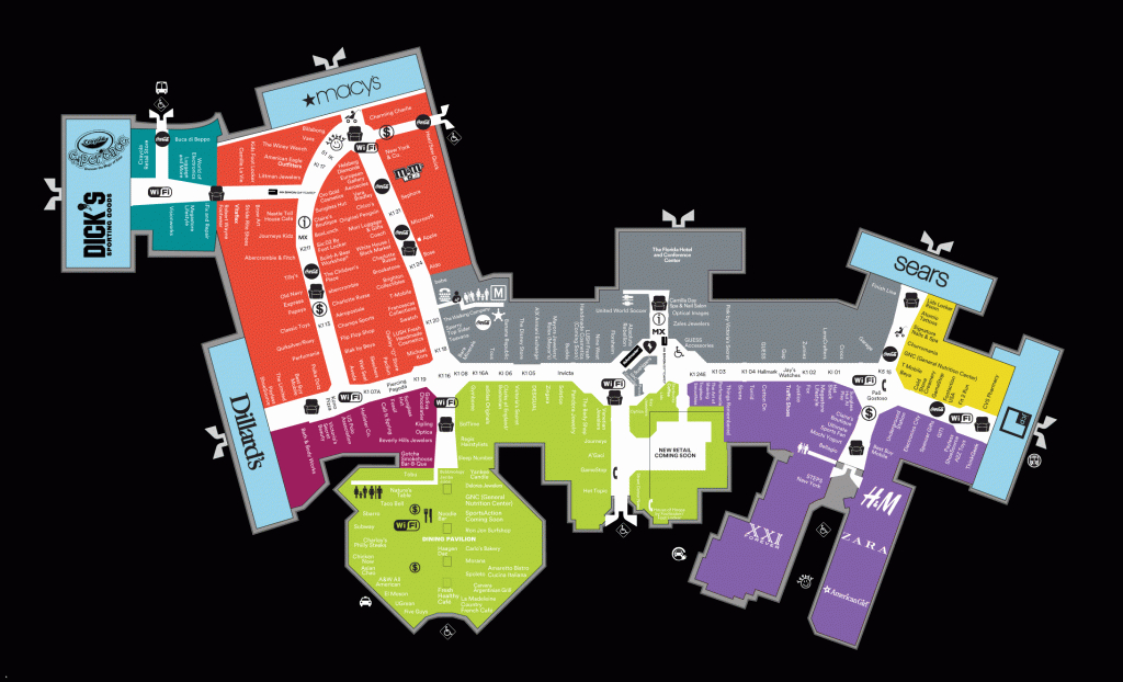 Pinterest - Florida Mall Map