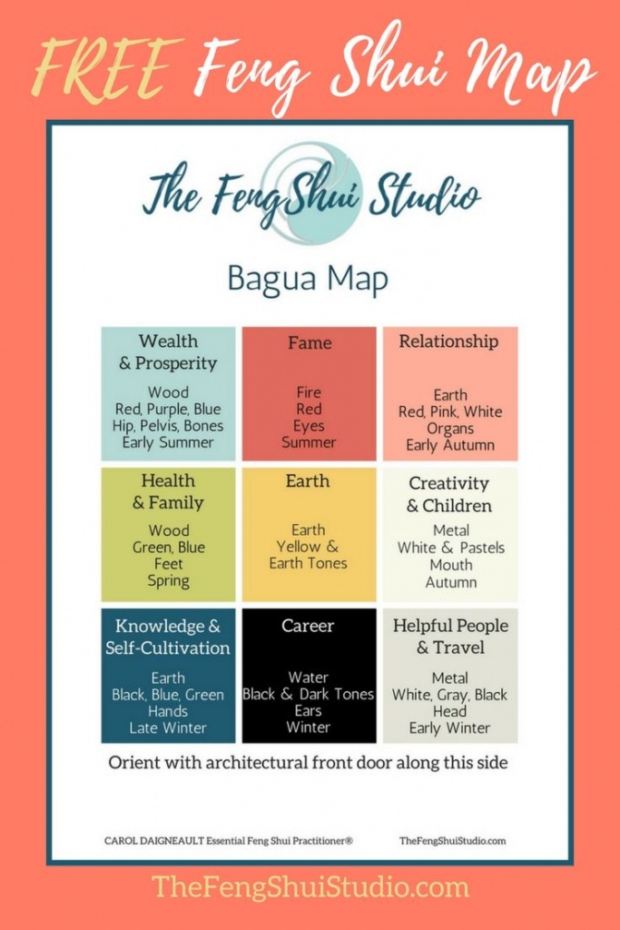 Pinthe Feng Shui Studio On Feng Shui Bagua Map In 2019 | Feng - Bagua Map Printable