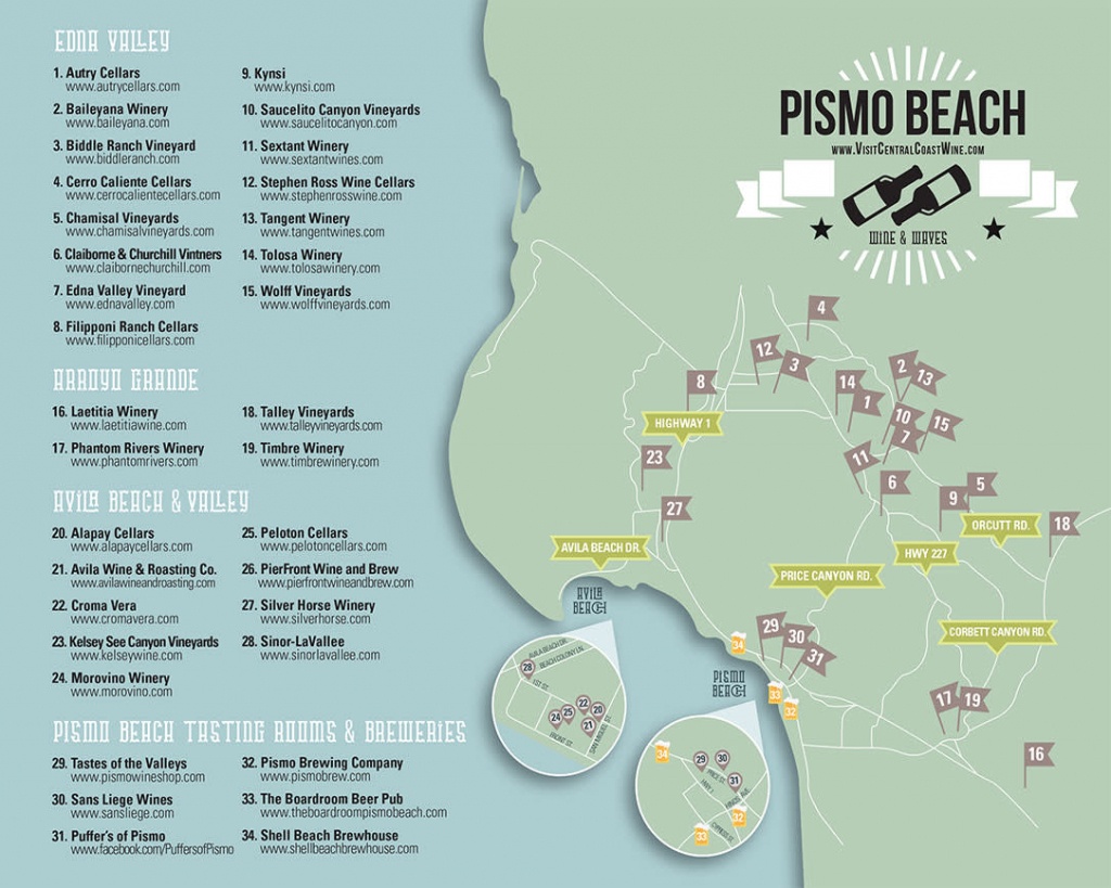 Pismo Beach Maps For Pismo Beach, California - Pismo Beach California Map