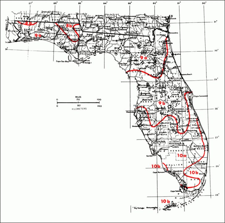 Florida Growing Zones Map