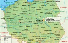 poland map printable map of poland Poland Map - Printable Map Of Poland