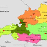 Political Map Of Austria With Cities   Printable Map Of Austria
