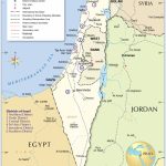 Political Map Of Israel   Nations Online Project   Printable Map Of Israel