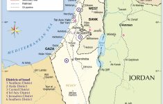 Political Map Of Israel - Nations Online Project - Printable Map Of Israel