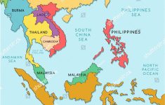 Political Map Southeast Asia New Printable Map South East Asia - Printable Map Of Southeast Asia