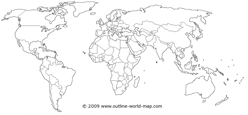 Political White World Map B6A Outline Images At Blank | Ap Kids - World Map Outline Printable Pdf