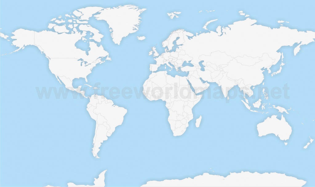 Political World Maps - World Physical Map Printable
