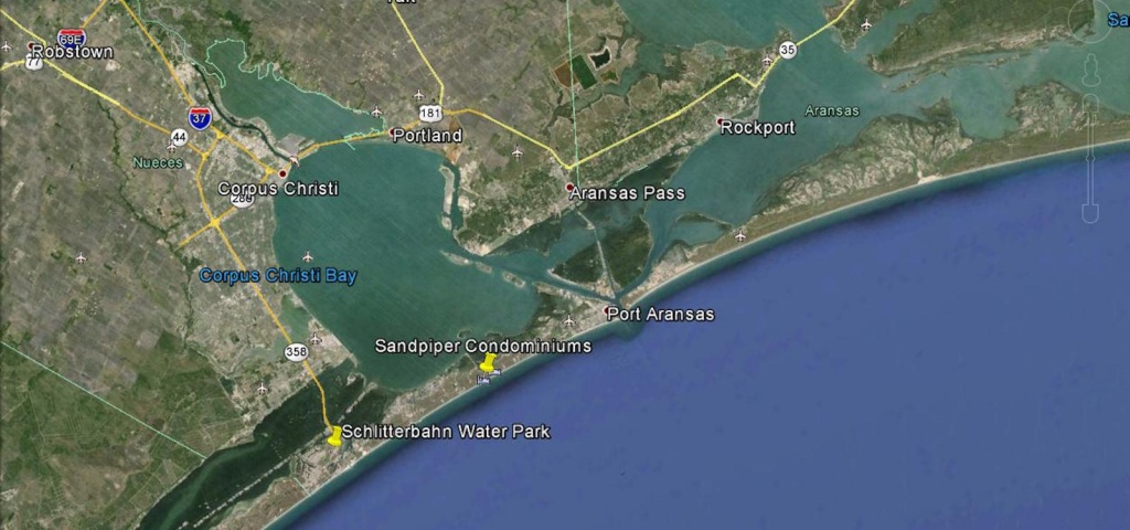 Port Aransas Map | Sandpiper Condos Location &amp;amp; Directions - Google Maps Port Aransas Texas