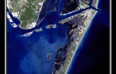 Port Aransas Texas Satellite Poster Map (Travel Gadgets South - Map Of Port Aransas Texas Area