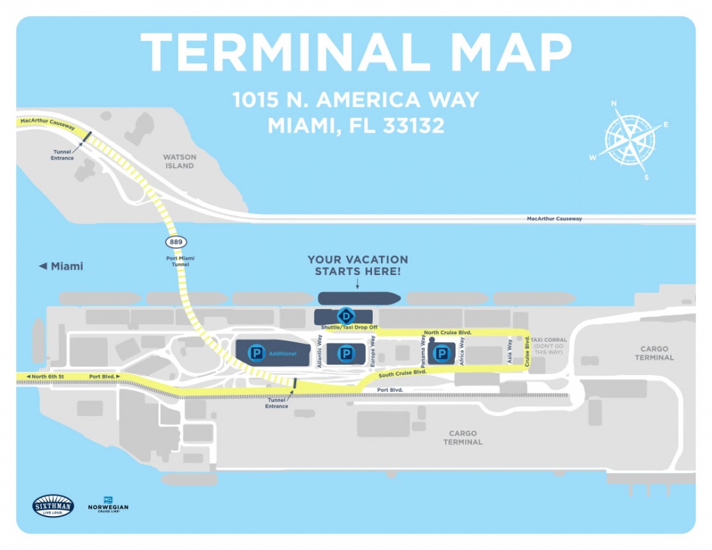 Port Of Miami - Mad Decent Boat Party - Map Of Miami Florida Cruise Ship Terminal