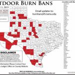 Potter, Hemphill Counties Now Under Burn Ban   Texas Burn Ban Map