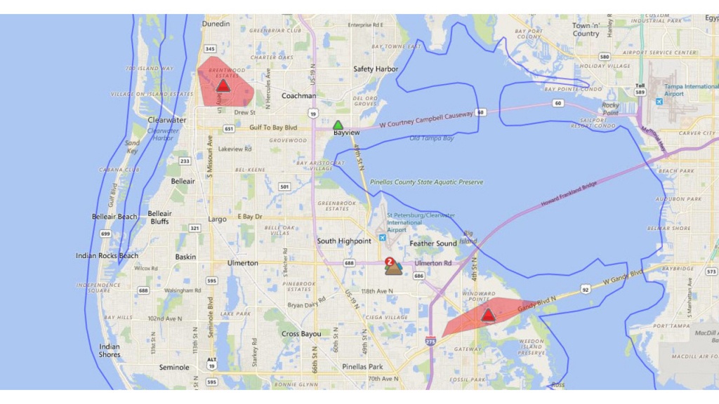 Power Restored To Most After Large Pinellas Outage - Duke Outage Map Florida