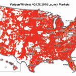 Press Release – Verizon Deploying 4G Lteend Of 2010   Verizon Coverage Map Texas