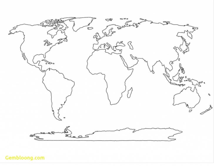 Blank World Map Printable Pdf