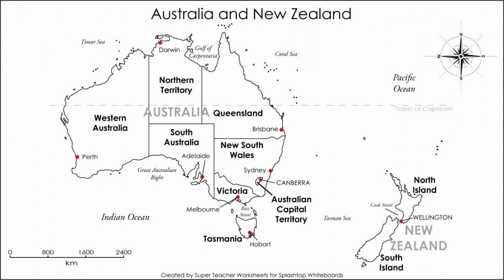 Printable Blank Map Australia Diagram Inside Of Noavg Me With States - Printable Map Of Australia With States