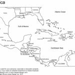 Printable Blank Map Of Central America And The Caribbean With   Maps Of Caribbean Islands Printable